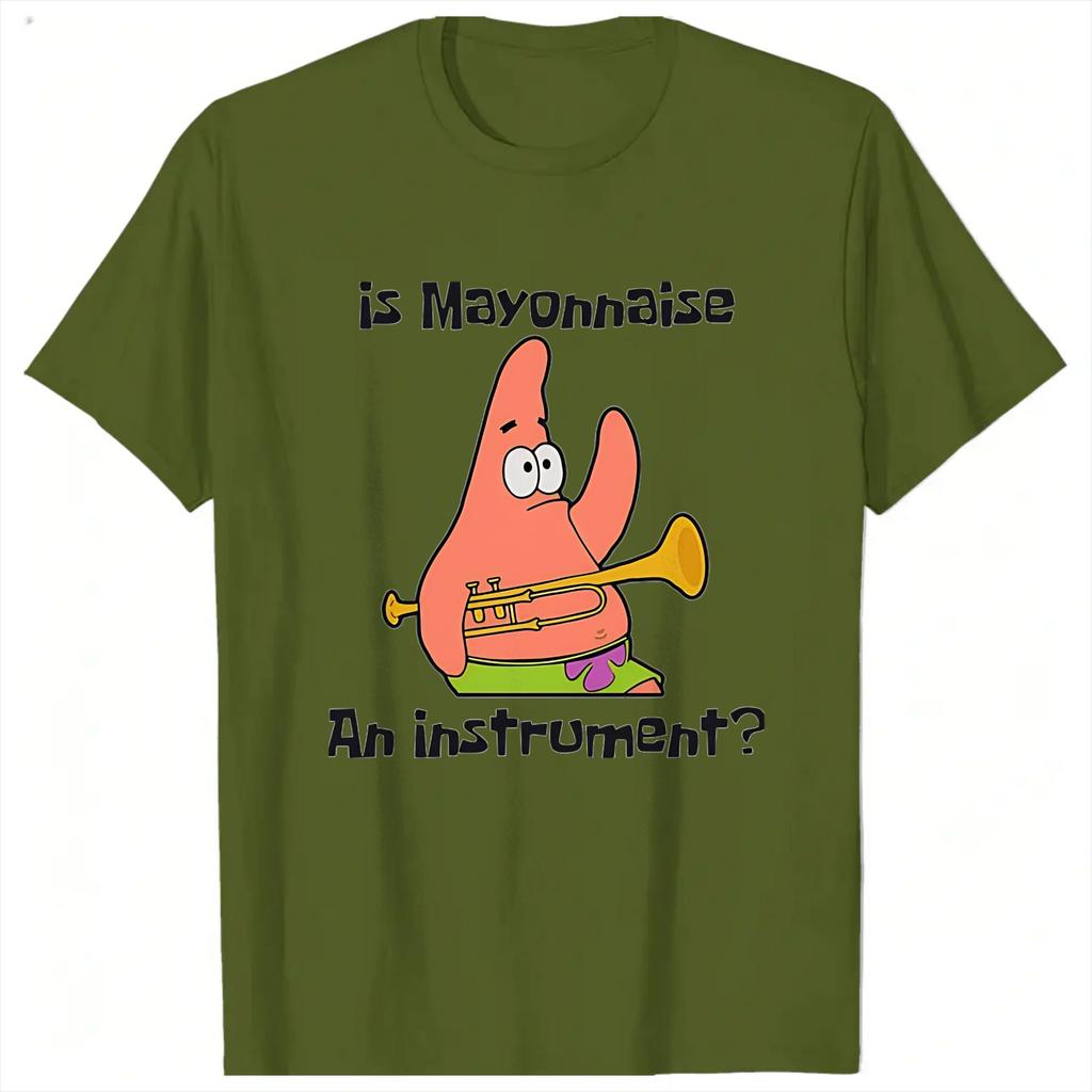 Spongebobs T Shirt Unisex Vintage Cotton T Shirts Summer O Neck Hip Hop Tees Print Big Size Clothes
