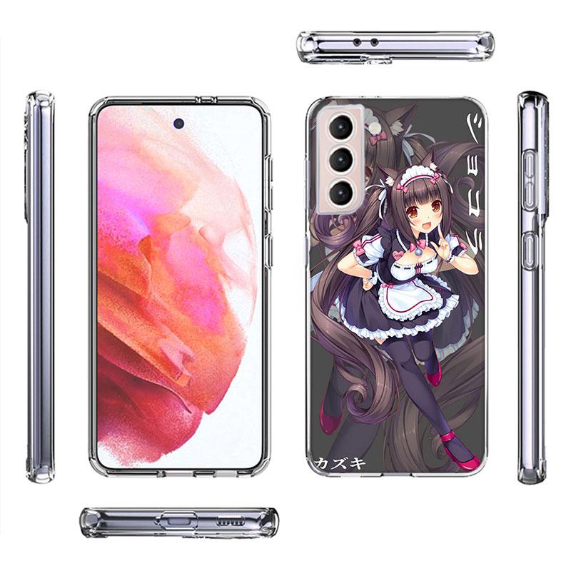 Чехол для телефона Chocola Nekopara Для Samsung A16 A26 A36 A56 A17 A15 A25 A35 A55 A14 A24 A34 A54 A04S A05S Galaxy Note 20 10 9 8 A9 A