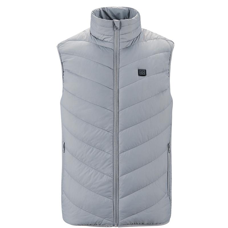 Comfortable Women Mens Electric Vest Heated Cloth Jacket Usb Powered Body Warmer