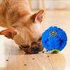 Dog Treat Ball Toy Squeaky Interactive Pet Feeder Toy Dog Chew Ball Food Dispenser for Teeth Grinding