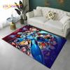 Megaman Cartoon Rockman Retro Games Carpet Rug for Home Living Room Bedroom Sofa Doormat Decor,Child Area Rug Non-slip Floor Mat