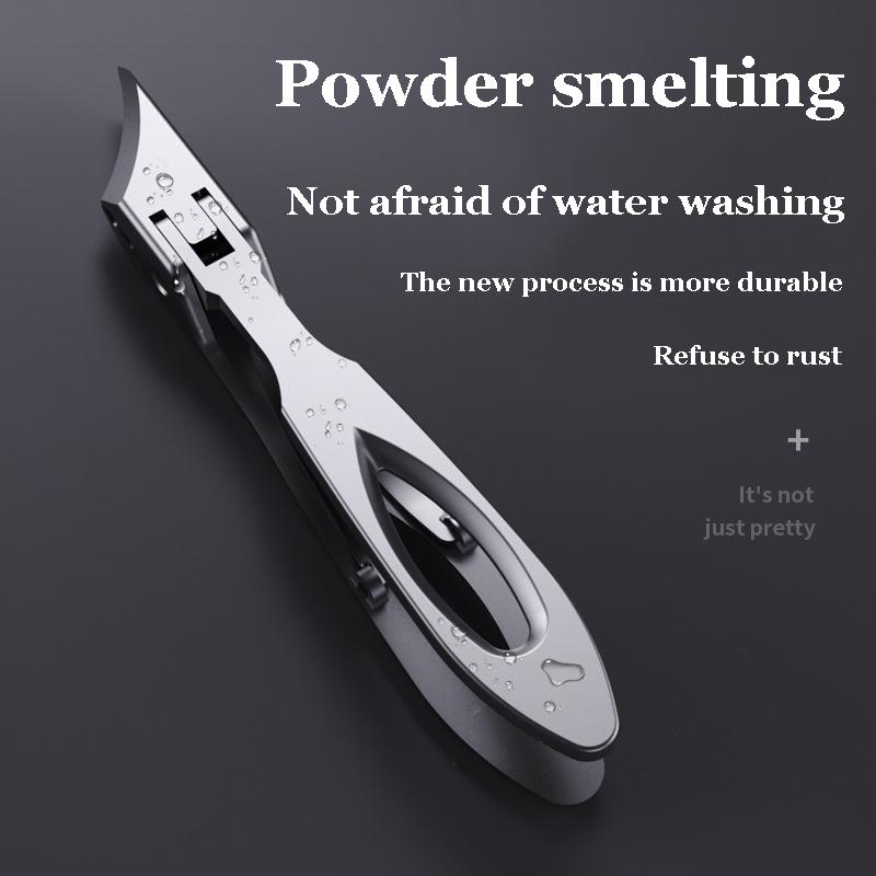 Large-opening nail clippers, super-sharp slanted nail clippers, anti-splash, thick nail grooves, household nail clippers