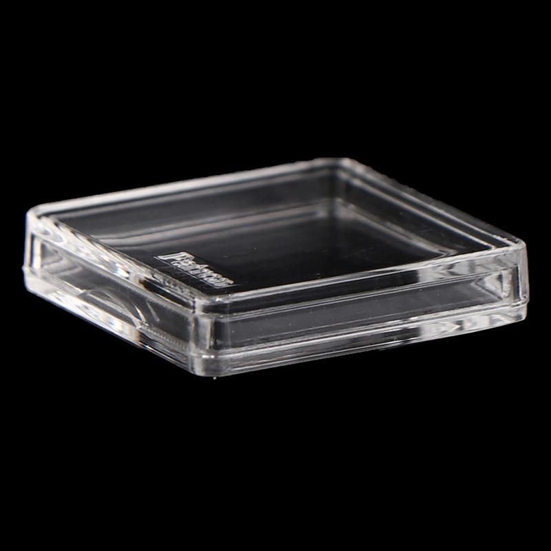 10 шт. квадратные прозрачные защитные контейнеры для жетонов, коробки для настольных игр