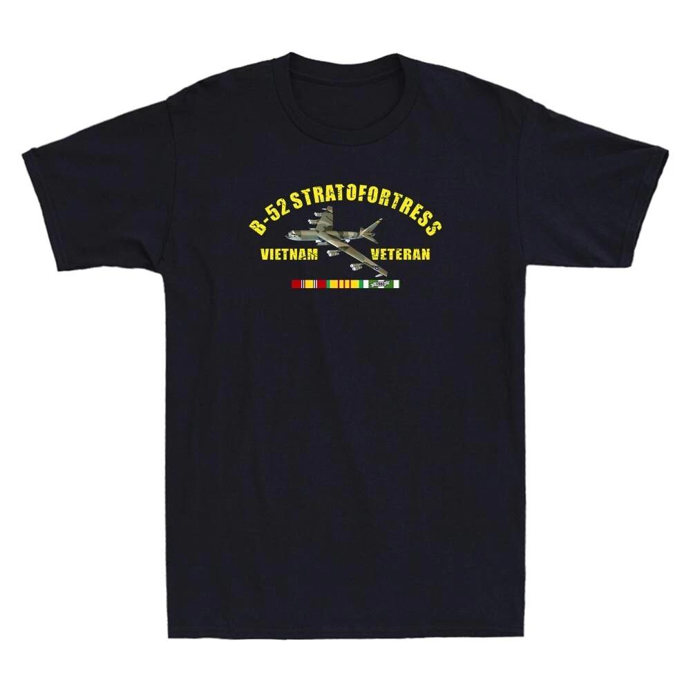 B-52 Stratofortress Specs B-52 Bomber Vietnam Veteran Vintage Men's T-Shirt Gift