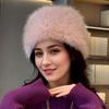New Imitation Fox Fur Hat Outdoor Warm Ski Hat Winter Warm and Velvet Female