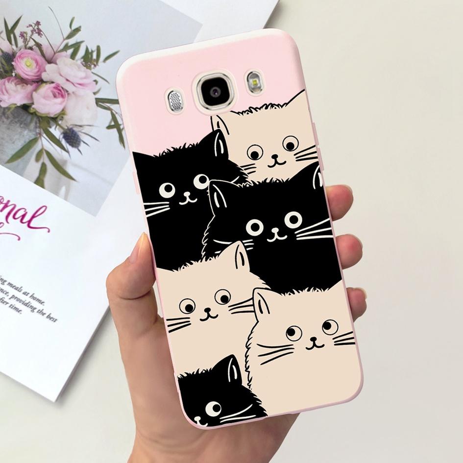 For Samsung Galaxy J7 J5 J3 2016 Case SM-J320F J510F J710F Phone Cover Cute Astronaut Silicone Bumper For Samsung J2 2016 Fundas