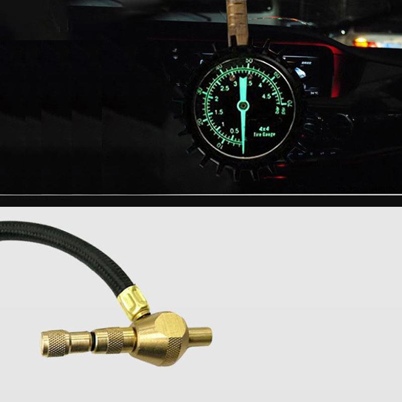75Psi Auto Tire Tyre Rapid Deflator Pressure Gauge Meter Tool Metal Manometer Barometers Tester Meter For Truck Motorbike
