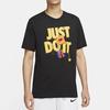 Nike Dri-Fit Just Do It Футболка с короткими рукавами и графическим принтом Мужские топы Черные CV1076-010