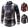 Men's Spring Long Sleeve Plaid Shirts Fashion Classic Checkered Formal Shirts Autumn Casual Cotton Shirt for Men Dress Shirts
