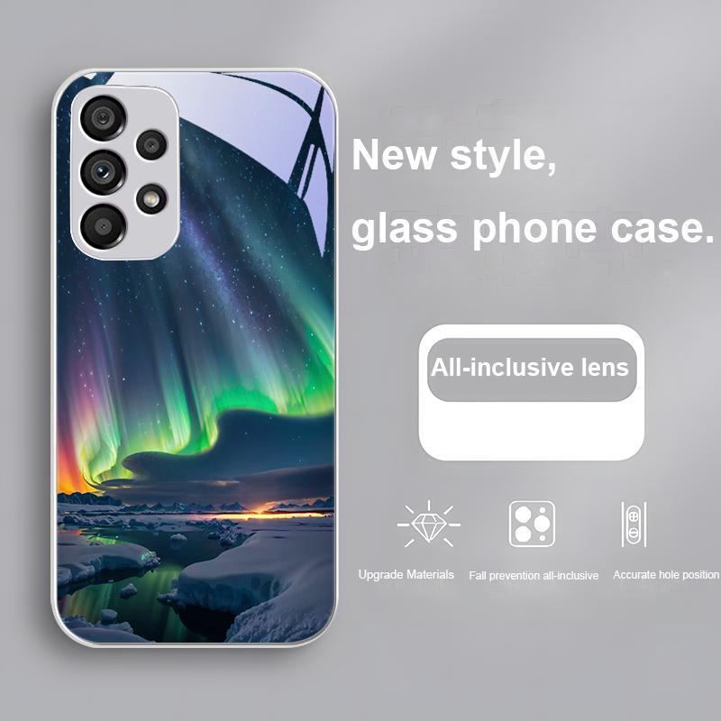 Река Рейн для Samsung Galaxy Note 8 9 S10 Plus S20 S21 FE S23 Ultra A70 72 73 50 51 52 53 Закаленное стекло Чехол для телефона