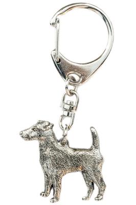 Коллекция брелоков для собак с гладкошерстным фокстерьером, сделанная в Англии