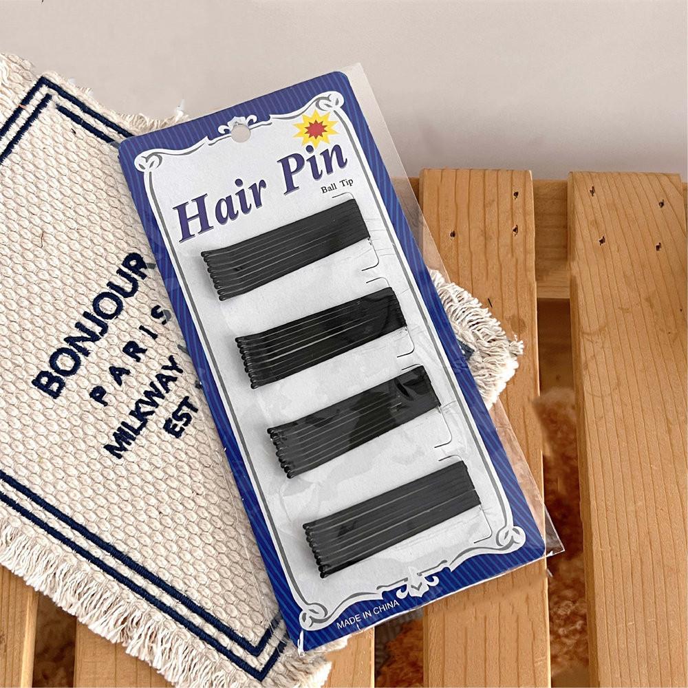 10-100pcs/set Korean Multifunctional Hair Accessories Multicolor One-word Clip Metal Hairpin Girl Hair Accessories