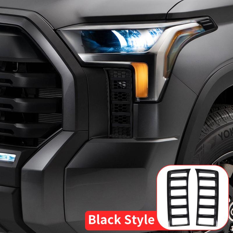 Suitable for 2022 2023 2024 Toyota Tundra headlight lower grille decorative intake grille modification accessories
