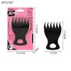 2Pcs Men'S Hair Comb Professional Hairdressing Barber Wide Teeth Hairbrush Oil Fork Comb Salon Accessories