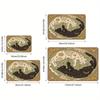 VIKAMA Yin Yang Cat Floor Mat Soft Creative Doormat Welcome Mat Bedroom Living Room Indoor Outdoor Carpet Home Decor