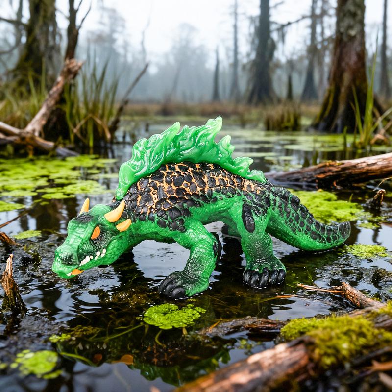 Набор моделей «Радужный Дракон и Мифическое Существо»: Дракон, Лев, Единорог, Белый медведь, Водяной краб
