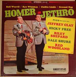 LP Record HOMER & JETHRO - Homer And Jethro GS1428 Guest Star 1959 US Folk Used