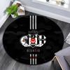 BJK Round Area Rug,Carpet Rug for Living Room Bedroom Sofa Playroom Decor,Non-slip Floor Mat