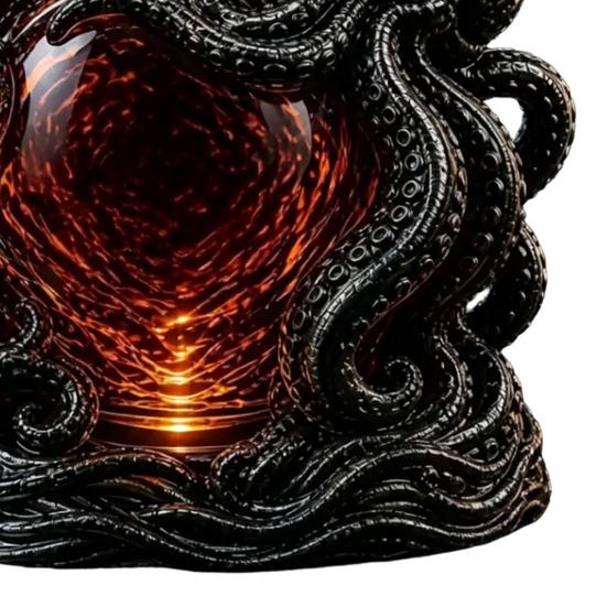 3D Декантер для виски в виде осьминога, Коллекционная бутылка для виски в морском стиле, Стеклянный декоративный декантер для алкоголя 350 мл, Декантер для крепких напитков и виски для домашнего бара