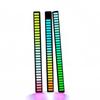 RGB светодиодная лента с Bluetooth и голосовым управлением - Световая панель с датчиком цвета, световой эффект под музыку и атмосферное освещение для рабочего стола или автомобиля.