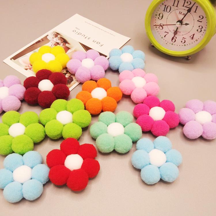 Мяч из эластичной шерсти цвета подсолнуха для самодельных украшений и игрушек