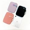 Possipic Soft Plain Pattern Tablet Laptop Pouch, Purple