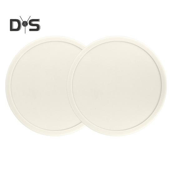 2 шт., 10 см, силиконовая подставка, термостойкая, нескользящая, с приподнятым краем, защита от разливов, столешница, круглая подставка для напитков, кофе, чая, подстаканник, кухонные принадлежности