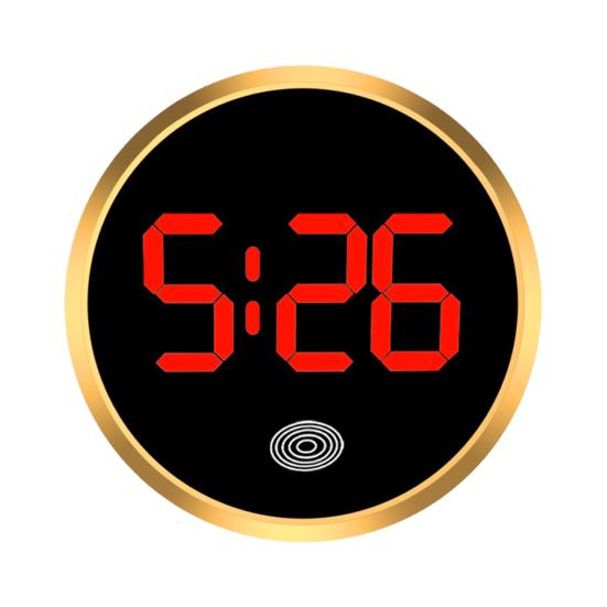 Автомобильные цифровые часы на приборной панели, автомобильные часы со светодиодным дисплеем времени, сенсорные часы для автомобиля, наклейка на часы для приборной панели автомобиля