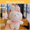 Teddy Bunny Plush Toy Cute Keychain For Couples Gifts And Backpack Accessories