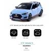 Hyundai Veloster N 1:38 Diecast Mini Car Performance Blue