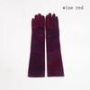 Панк Длинные Перчатки Бархатные Клубные Митенки Готические Перчатки для Выступлений Вечеринка