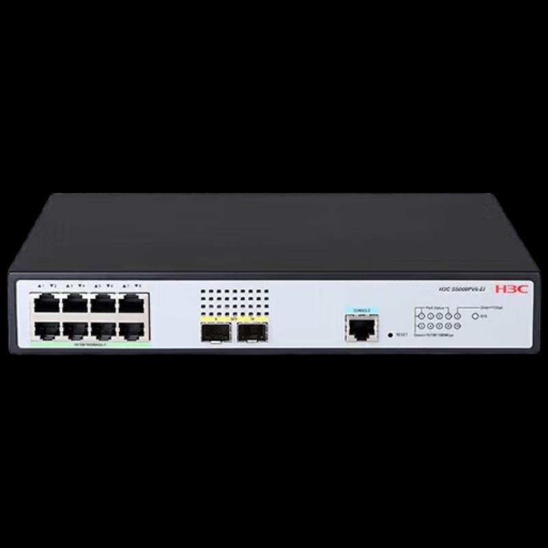 H3C S5008PV6-EI 8-портовый полностью гигабитный управляемый сетевой коммутатор для предприятий