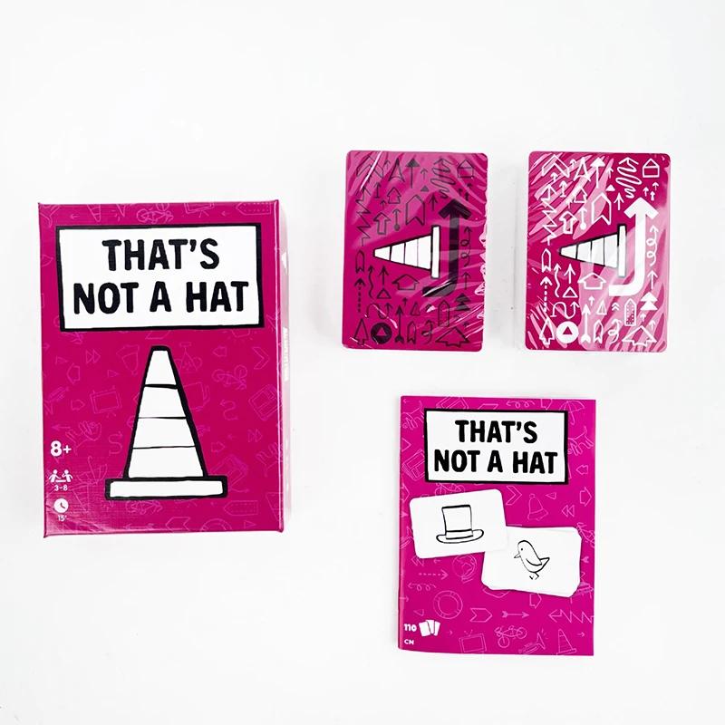 Unique That’s Not a Hat Party Board Game Card English Tabletop Games for 3-8 Players