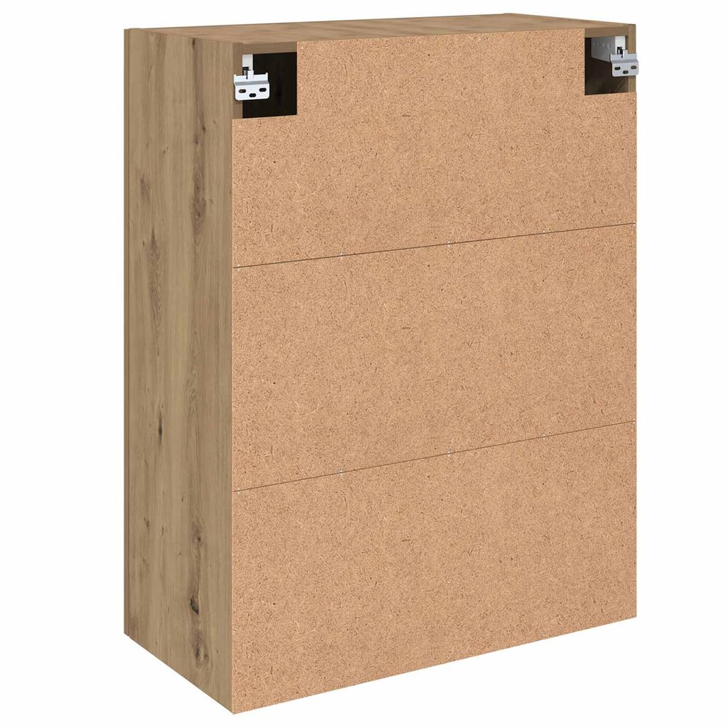 Wall Cabinet 2 pcs Artisan Oak 69.5 x 34 x 90 cm Particleboard