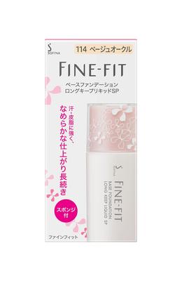 Тональная основа Fine Fit Base Long Keep Liquid SP 114 бежево-охровый 26 мл