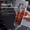 Двухслойная стеклянная бутылка-заварник FU+ из боросиликатного стекла