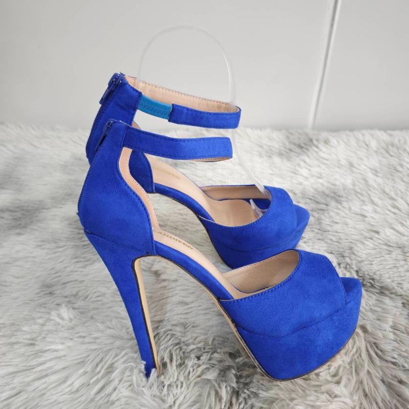 Женские босоножки на платформе 2025 года, летние сексуальные туфли для стриптиза на высоком каблуке 14 см, туфли на шпильке с ремешком на щиколотке, гладиаторские туфли для свадебной вечеринки