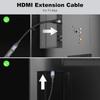 Удлинительный кабель HDMI2.2 16K 8K, HDMI Male to Female Extender, 16K@60Hz 10K120Hz 4K240Hz, Ультравысокая скорость 96 Гбит/с Для Blu-Ray Ноутбука PS5 Xbox Плеера HDTV