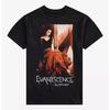 Летняя горячая распродажа Evanescence 2026 Тур Группа Хлопковая футболка с принтом Мужская Женская Винтажная Хип-хоп Уличная одежда Оверсайз футболка