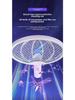 2023 4-в-1 складная электрическая мухобойка и ловушка для комаров с перезаряжаемым фонарем