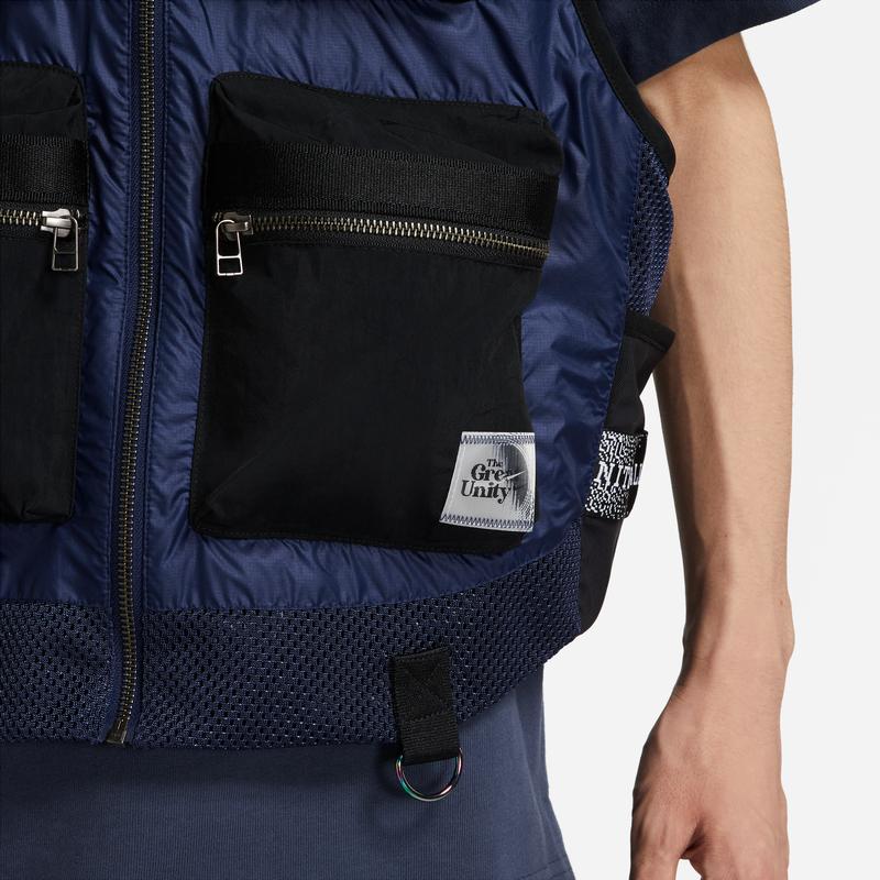 Nike Спортивная одежда повседневный спортивный жилет мужской жилет черный DN1440-010