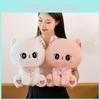 Adorable Cute Sweet Cat Plush Toy Soft Stuffed Animal Pillow For Kids Girls Gift