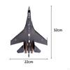 1/72 Scale SU35 Airplane Model with Display Stand Aviation Commemorate Metal Fighter Plane for