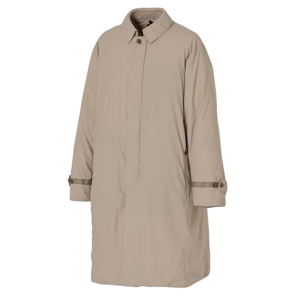 NANGA Стеганый пуховик с воротником-стойкой DOWN BAL COLLAR COAT N0002379 MOCHA L Мужская куртка