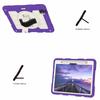 For iPad Pro 11 (2024) Kickstand Case with Shoulder Strap Rotating Hand Strap PC+TPU Tablet Cover