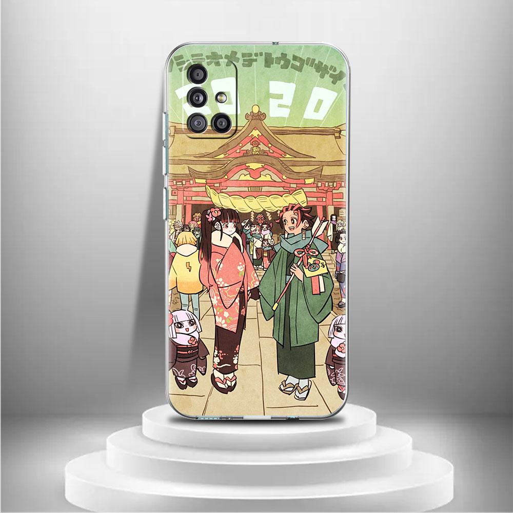 Чехол Demon Slayer Zenitsu Kaigaku для Samsung Galaxy A52 A32 A12 A71 A21s A22 A51 A50 A23 A31 A50 A41 A72, мягкий чехол для телефона