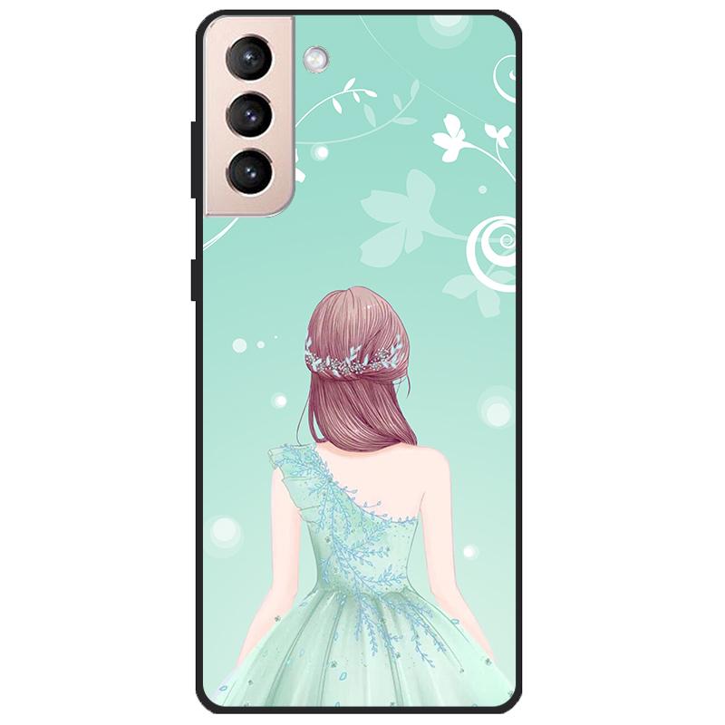 Для Samsung Galaxy S21 FE 5G чехол с мультяшной росписью, мягкие чехлы из ТПУ для телефонов Galaxy S21FE S 21 FE, силиконовая задняя крышка, милый чехол