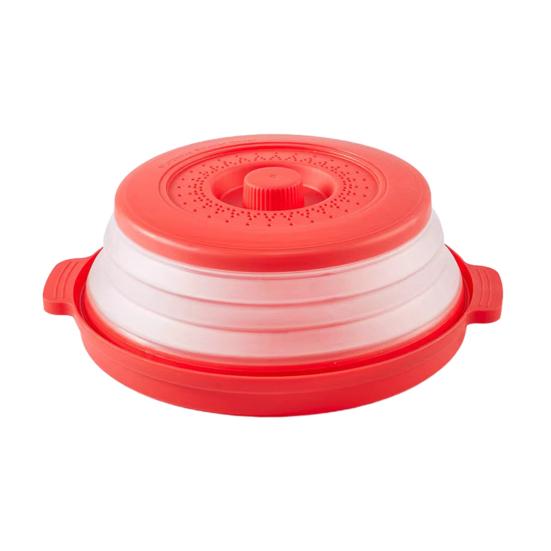 Крышка от брызг в микроволновой печи Не содержит бисфенола-А, можно мыть в посудомоечной машине Вентилируемая складная крышка с подогревом Защитная пластина для пищевых продуктов с отверстием для крючка для микроволновой печи и посудомоечной машины