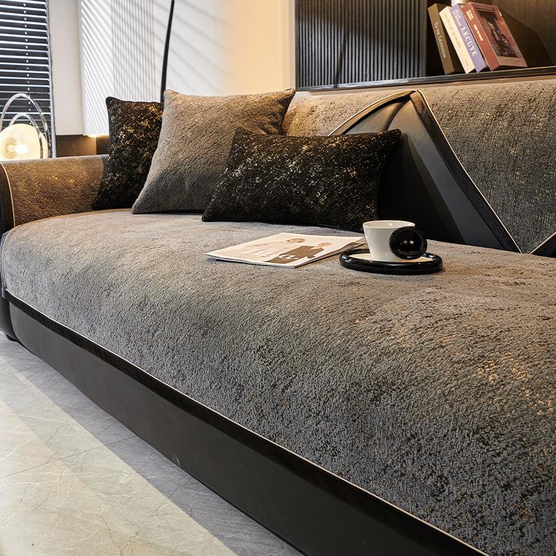 Подушка для дивана Chenier, Универсальная для всех сезонов, Нескользящая и грязеотталкивающая подушка для сиденья Новый чехол для дивана, Защита от царапин кошек, Тканевое полотенце-чехол