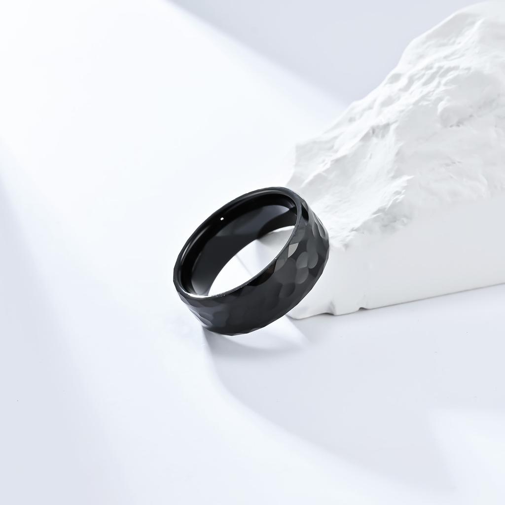 Мужское кольцо из вольфрамовой стали, простые аксессуары в стиле хип-хоп, женское свадебное предложение, ювелирные изделия, серебро, вольфрам, золото, черное кольцо для пары